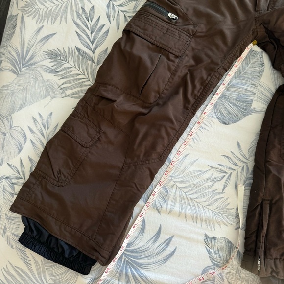 OBERMEYER ski pants nylon boys size 10 winter snowboarding - Picture 9 of 11